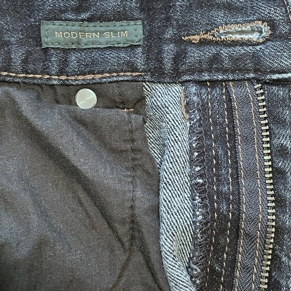 LRL Lauren Jeans Co 5 Pkt Modern Slim Size 8 Womens Dark Wash - Picture 10 of 12